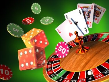 Live casino dealer table with multiple camera angles